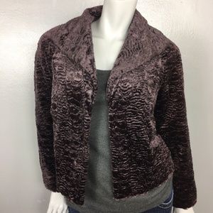 Peck & Peck Womens Size 10P Blazer Jacket Velvet